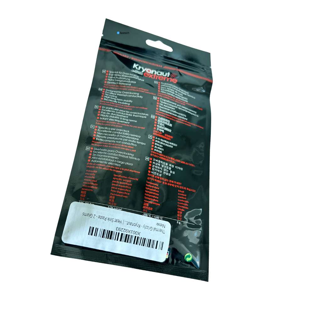 Thermal Grizzly Kryonaut Extreme Thermal Paste - 2g - Fasttech